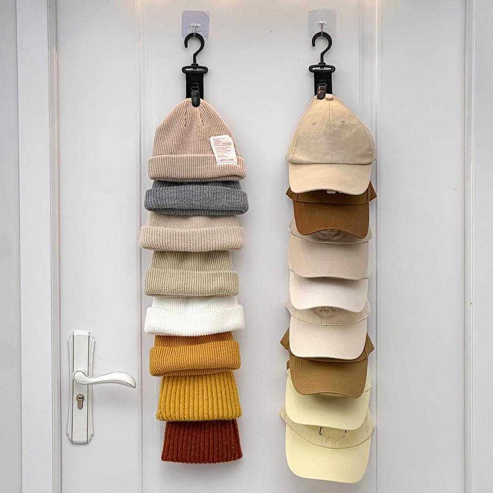 String Tension Clip - Organizzatore appendi-cappelli da armadio con corda