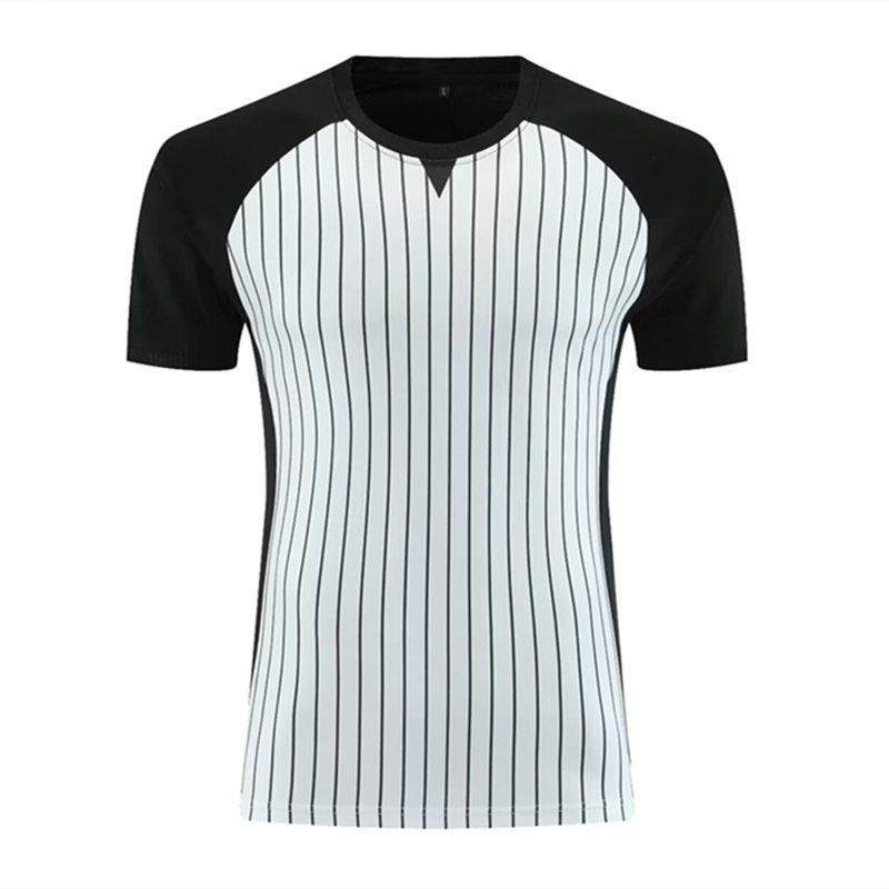 Badminton Umpire - Stripe arbitro basket Jersey Blank adulto