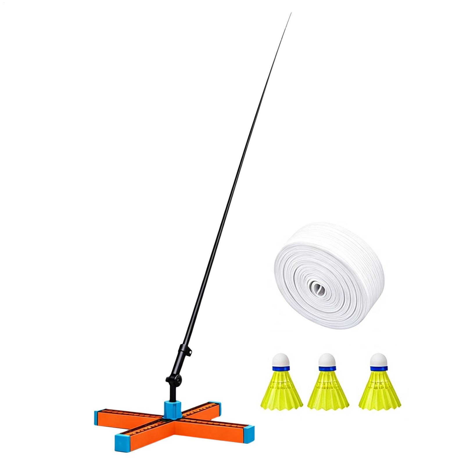 Badminton Rebound Trainer - Attrezzo per Allenamento Singolo di Badminton,