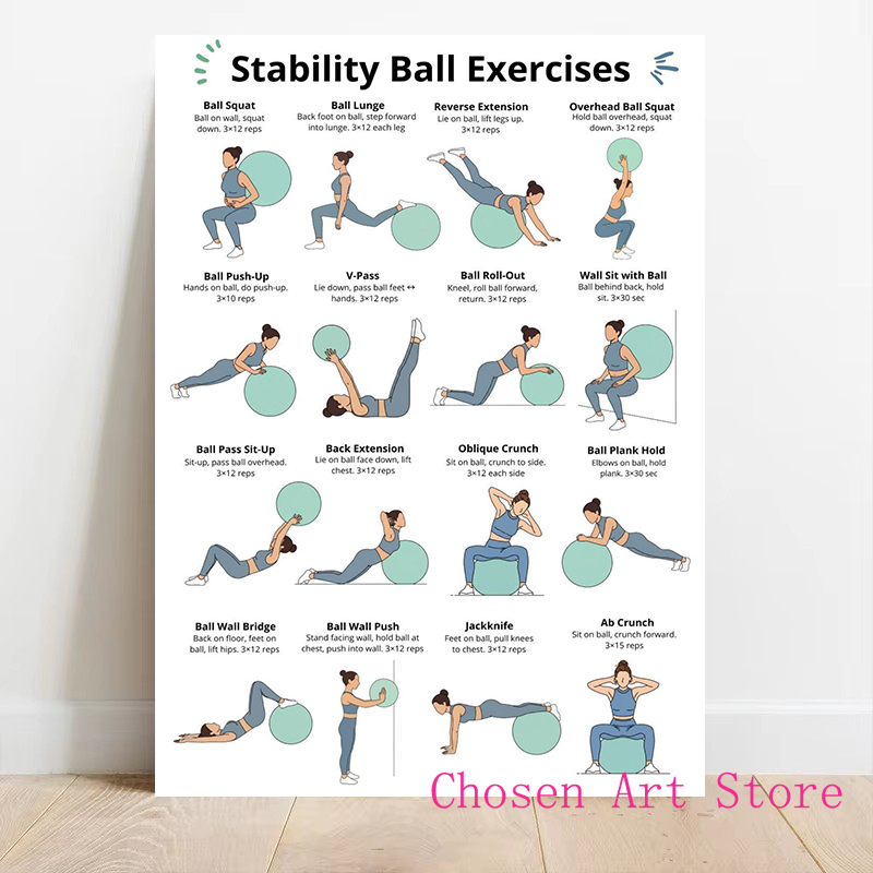 Programma per esercizi fitness - Badminton Poster recensione e prezzo
