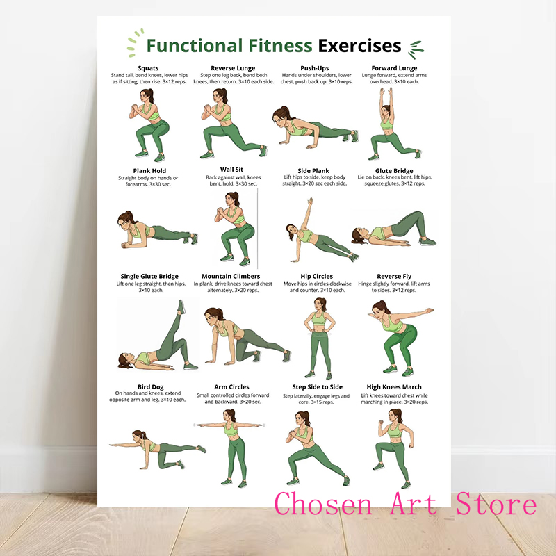 Programma per esercizi fitness - Badminton Poster recensione e prezzo