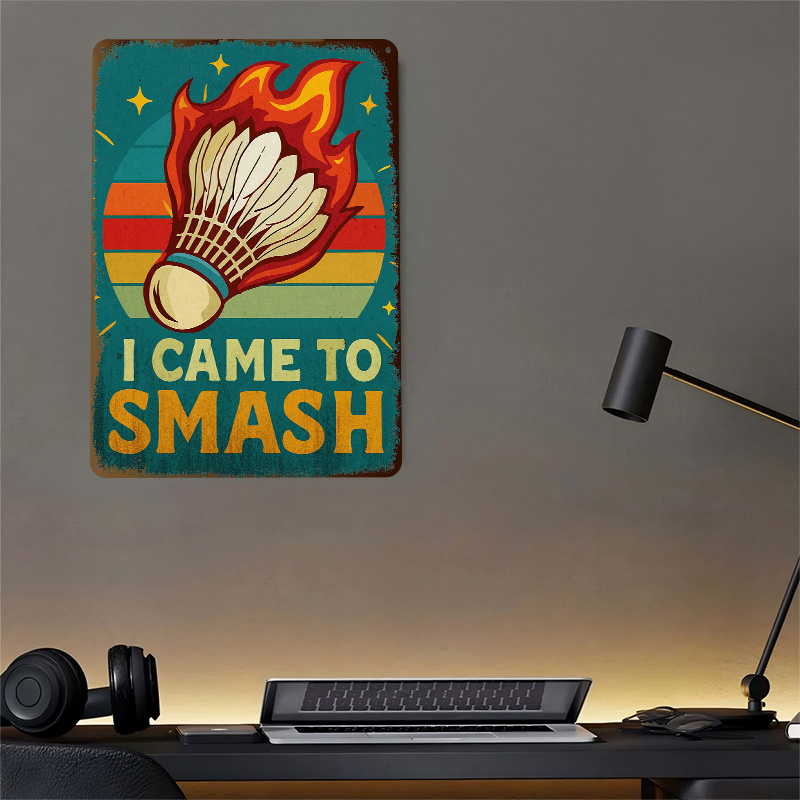 Poster in Metallo 3D Vintage c - Badminton Poster recensione e prezzo