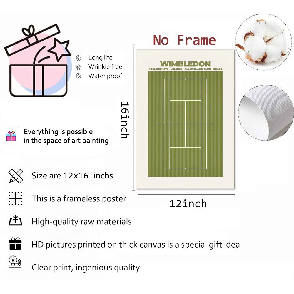 Quadro su tela senza cornice c - Badminton Poster recensione e prezzo