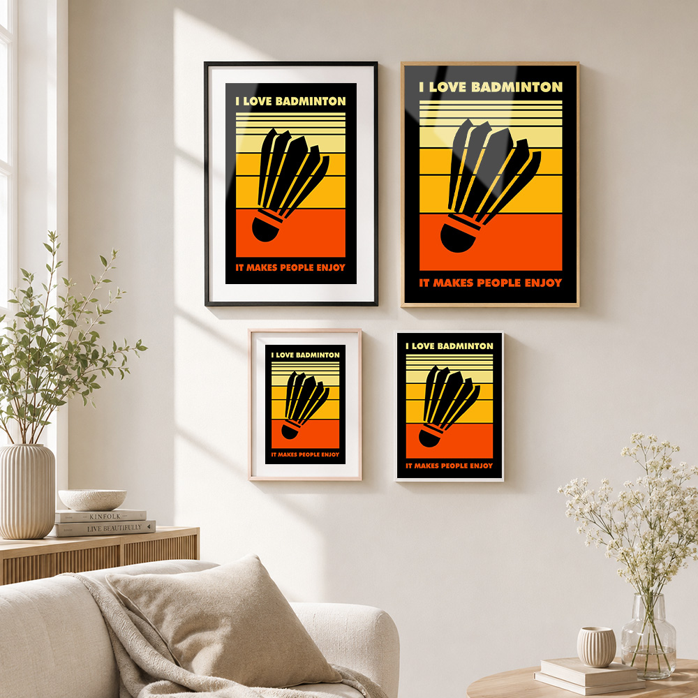 Poster in Metallo di Badminton - Badminton Poster recensione e prezzo