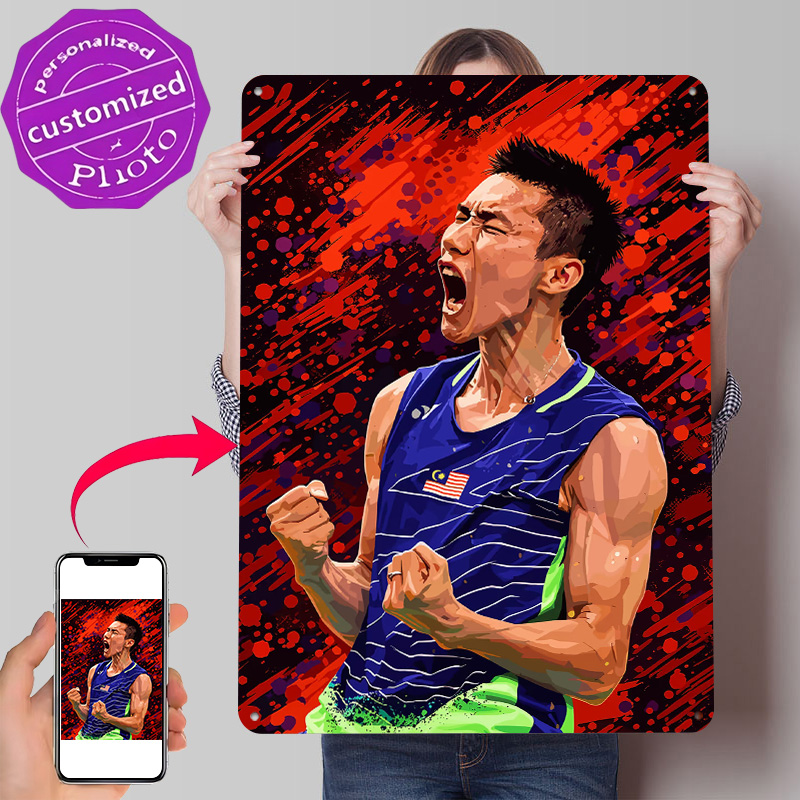Poster 3D con Texture Stampata - Badminton Poster recensione e prezzo