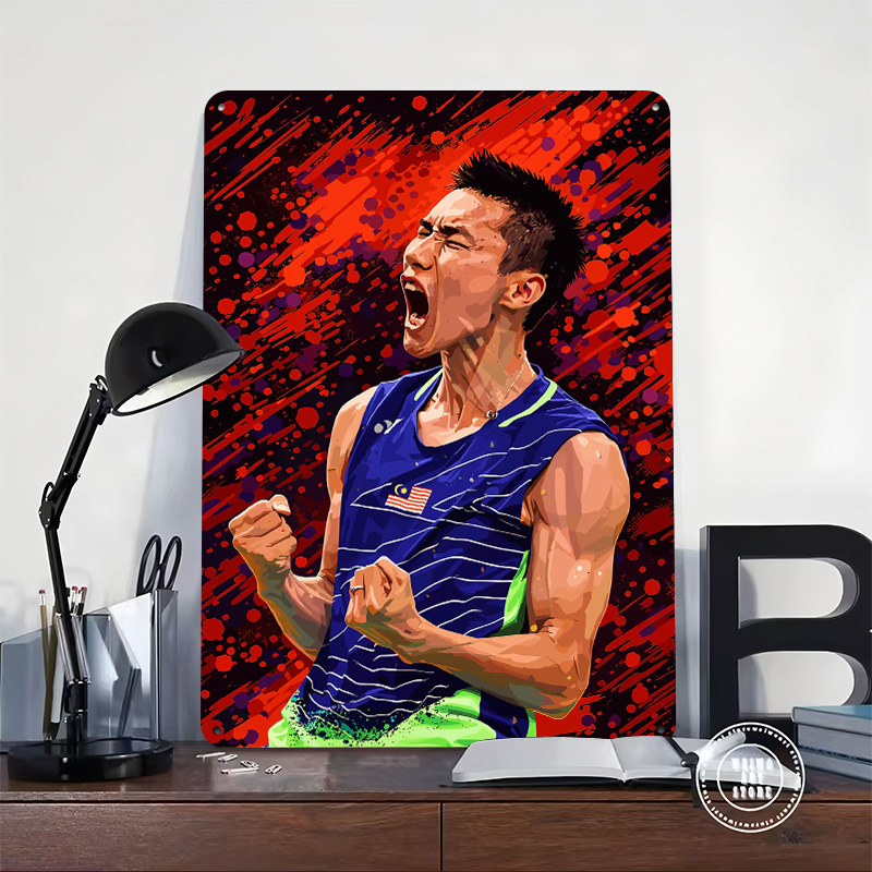 Poster 3D con Texture Stampata - Badminton Poster recensione e prezzo