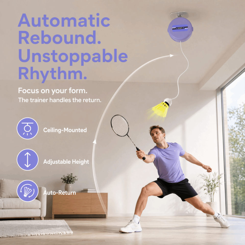 Set di 8 Trainer da Badminton  - Badminton Rebound Trainer recensione e prezzo