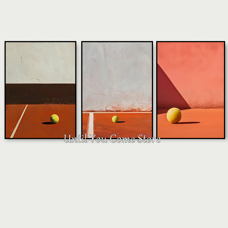 Retro racchetta da tennis e te - Badminton Poster recensione e prezzo