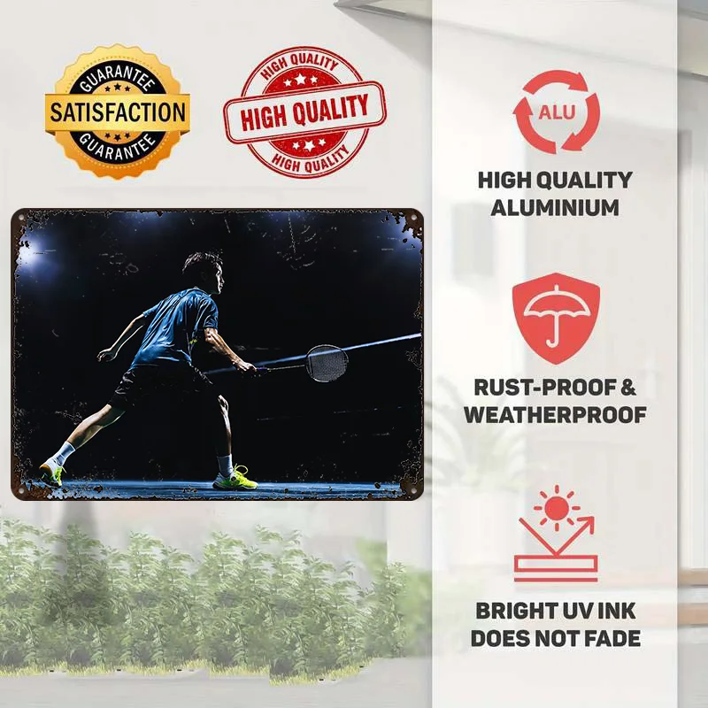 Poster 3D con Texture Stampata - Badminton Poster recensione e prezzo